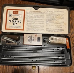 Vintage Sears Ted Williams Gun Cleaning Kit