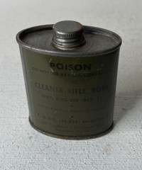 Vintage Military Rifle Bore Cleaner Full 6oz. Can – Curran Corporation