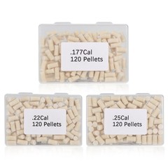 Cleaning Cotton Wool Felt Airgun Pellets for 0.177, white.177