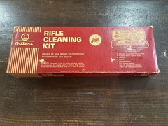 Vintage Outers Gunslick No 477 Rifle Cleaning Kit Complete Lead Top Oil Can