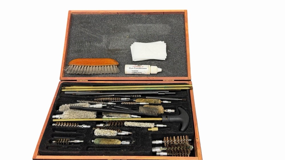 Durable Firearm Cleaning Kit with Easy Identification and Portable Design