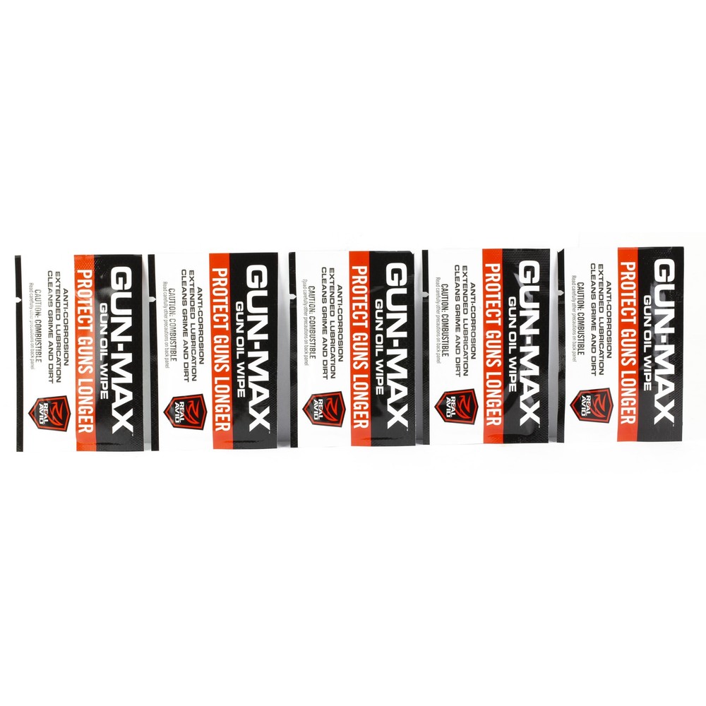 Real Avid Gun-Max Gun Oil Wipes AVGMW25 25 Pack