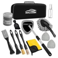 Windshield Cleaner Tool, 14Pcs Car Cleaning Kit – Car Interior Detailing Kit