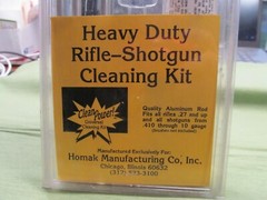 Vtg. Homak HD Rifle-Shotgun Bore Cleaning Kit – NOS – See Pics & Description