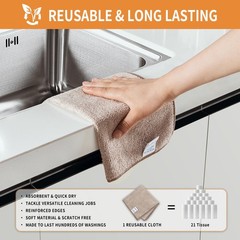Mr.Siga Microfiber Cleaning Cloths All-Purpose Surface Microfiber Towels Streak