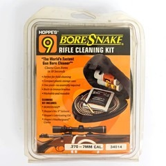 Hoppe’s BoreSnake Rifle Cleaning Kit – .270-7mm – 34014 – Rattlesnake