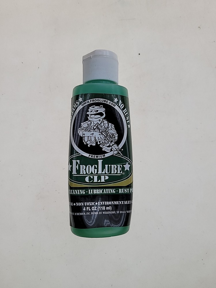 FrogLube CLP Liquid 4 oz 4fl oz bottle. Cleaning, lubricating and rust prevent