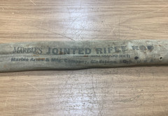 Marbles No 9728 Jointed Rifle Rod .28 Caliber and Up 36″ Brass in Canvas pouch