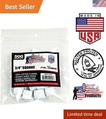 Pro-Shot Gun Cleaning Patches – 100% Cotton Flannel, Superior Weave Technolo…