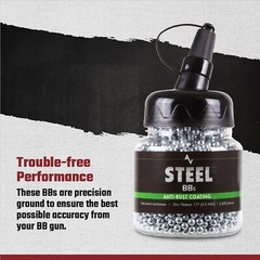 Air Venturi Steel BBS.177 Cal, 5.1 Grains, Zinc-Plated, 2,500ct