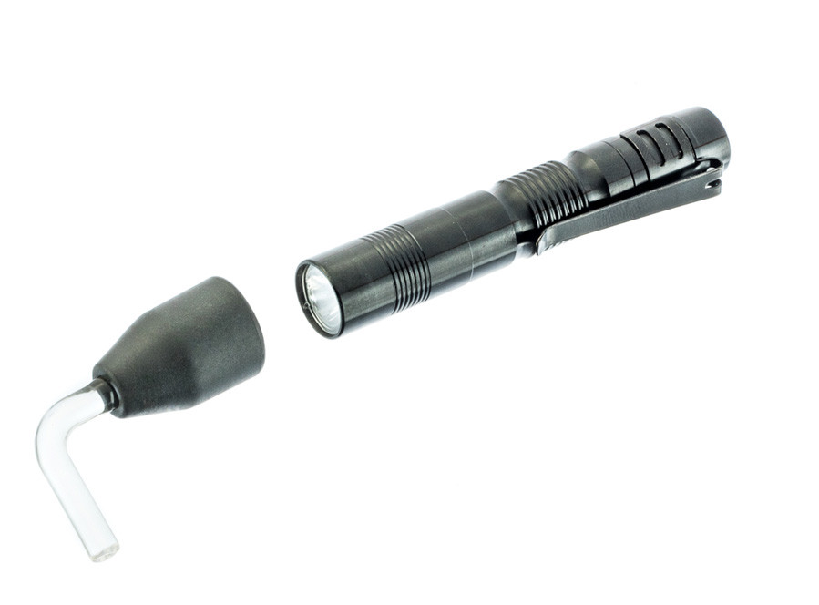 Compact Gun Pistol Rifle Shotgun Bore Light – Clip & Fiber Optic Attachment