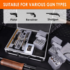 Universal Gun Cleaning Kit Deluxe for All Caliber Pistol Rifle Handgun Shotgun H