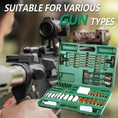 Universal Gun Cleaning Kit for Rifle Pistol Shotgun Muzzleloader fr any Caliber