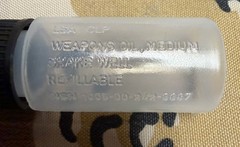 USGI Weapon Oil Bottle LSA CLP 1/2oz Military Cleaning Clear 10 Pack Empty NOS