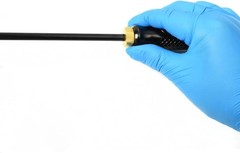 Gun Cleaning Rod 1 Piece Carbon Fiber 36 Inch, Pistol Rifle Cleaning Rod
