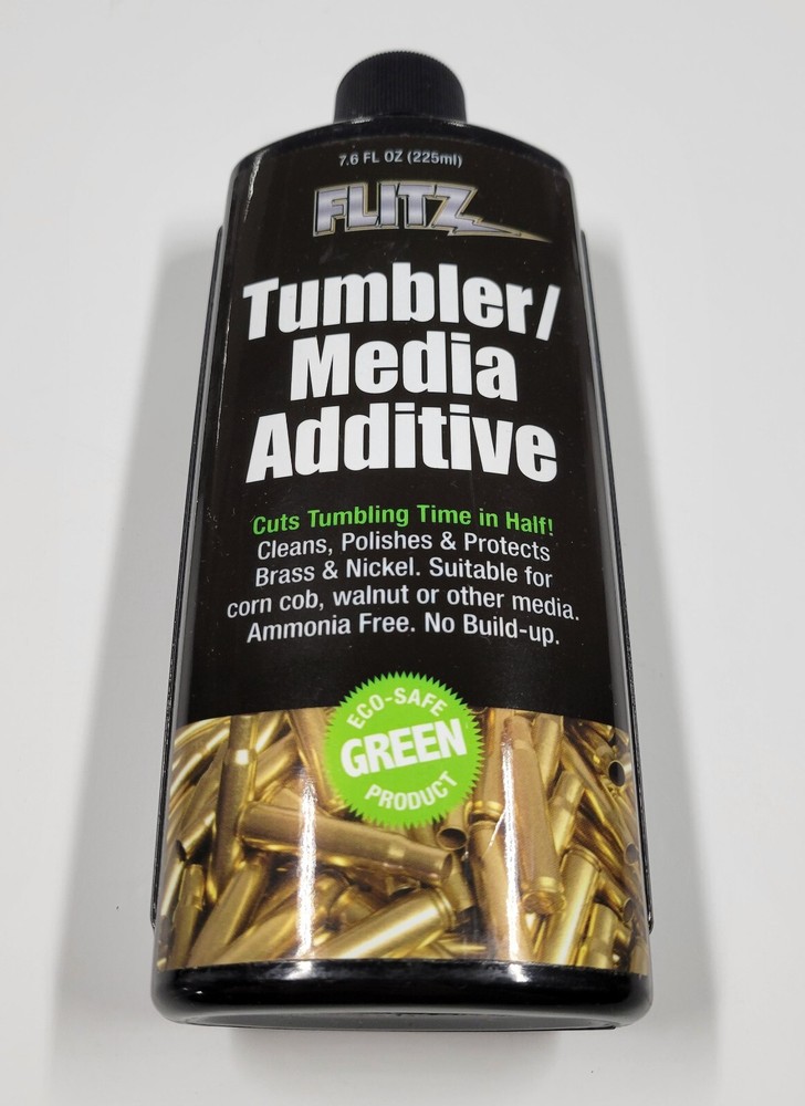 TA04885 FLITZ TUMBLER MEDIA ADDITIVE 7.6 OUNCE BOTTLE – NEW – FREE SHIP!