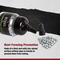 Air Venturi Steel BBS, 177 Cal, 5.1 Grains, .177 Caliber/4.5 mm, Chrome
