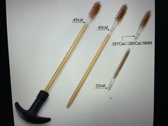 Portable 214 PCS Set For 22 38 40 44 45 357cal 9mm Hand Gun Pistol Cleaning Tool