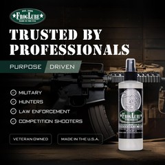 FrogLube Gun Cleaner Spray Bio Based Professional Grade Performance 8 oz