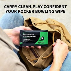 Quick Refresh Billiard Ball Cleaning Wipes – Perfect for Dust & Grime Removal