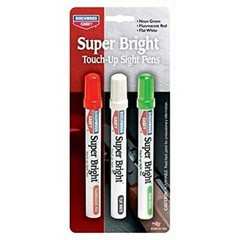 Birchwood Casey Super Bright Touch-Up Pen Kit Green Red White for Firearm Sights