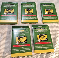 Remington Cleaning Cloth Rem Oil 10×10″ Moistureguard – LOT of (5) – New in box