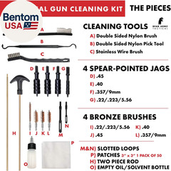 Universal Handgun Cleaning Kit | American Company | Gun Cleaning Kit for Caliber