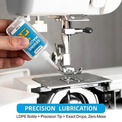 NEW 1oz Fine Light Sewing Machine Oil, with Precision Applicator, Clear & Odo…