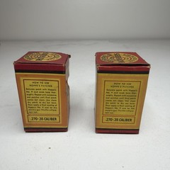Vintage 1940 Hoppes 2 No.3 Gun Cleaning Patches In Box & 1 No.5 Open Box