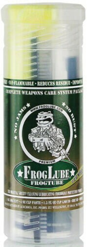 FrogLube Frog Tube Contains: 1oz solvent; 4oz CLP paste; 1.5oz CLP squeeze tube;