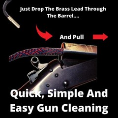 .44 Rifle Gun Cleaning Bore Rope Kit – Fast Free Shipping – Barrel Snakes