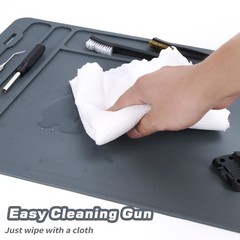CKPART Gun Cleaning Mat, Anti-Slip Rubber Workbench Mat,Large Tactical Cleaning