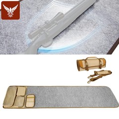 Heavy Duty Gun Cleaning Mat Portable Pad with Pouch for Rifle Pistol Shooting