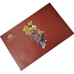 Custom Pistol LEATHER GUN CLEANING MAT Colt, Glock, handguns measure 11″ x 17″