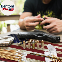 24″X12″ Thick Gun Cleaning Mat with 200PCS 6″ Swabs, Gun Mat – for Firearm Clean