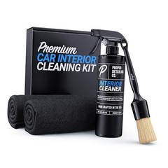 Professional Auto Detailing Kit – Interior Car Cleaning Supplies with Brush