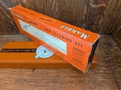 Vintage Marble Steel Case With Original Cardboard Sleeve Gun Cleaning Kit Decor