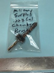 Military Surplus .223 Cal. Chamber Brush #8-32 Threads (Unissued)
