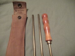 Brass RIFLE CLEANING ROD – 3 Piece, Jointed – 36 inches