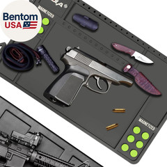 Pistol Gun Cleaning Mat, Magnetic Gun Cleaning Pad Mat for Glock, Handgun Mats C