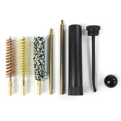 Pistol/Handgun .22cal 38/.357cal 9mm cal .44/.45cal Cleaning Kit Brush Hunting