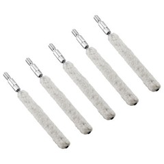 5 X Firearm Rifle .30 Cal 8×32 Thread Gun Cleaning Bore Cotton Mop Brush Set
