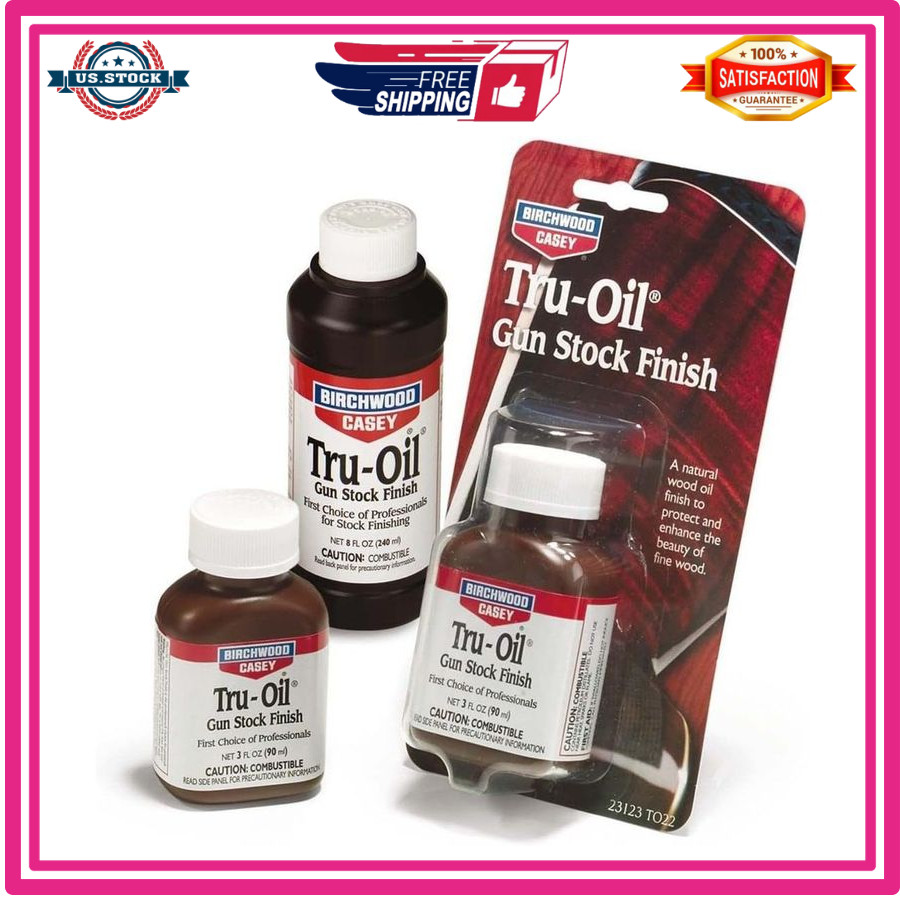 Birchwood Casey Tru-oil Gun Stock Finish Professional Choice 3 Ounce FREE SHIP.