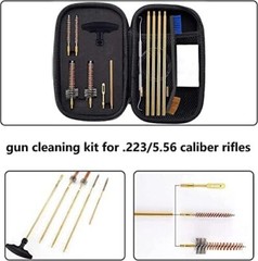 Pro .223/5.56 Cleaning Kit with Bore Chamber Brushes Cleaning Pick Kit, Brass Cl