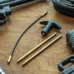 9mm/38/357 Caliber Pistol Gun Firearm Cleaning Kit Zippered Case 66pc