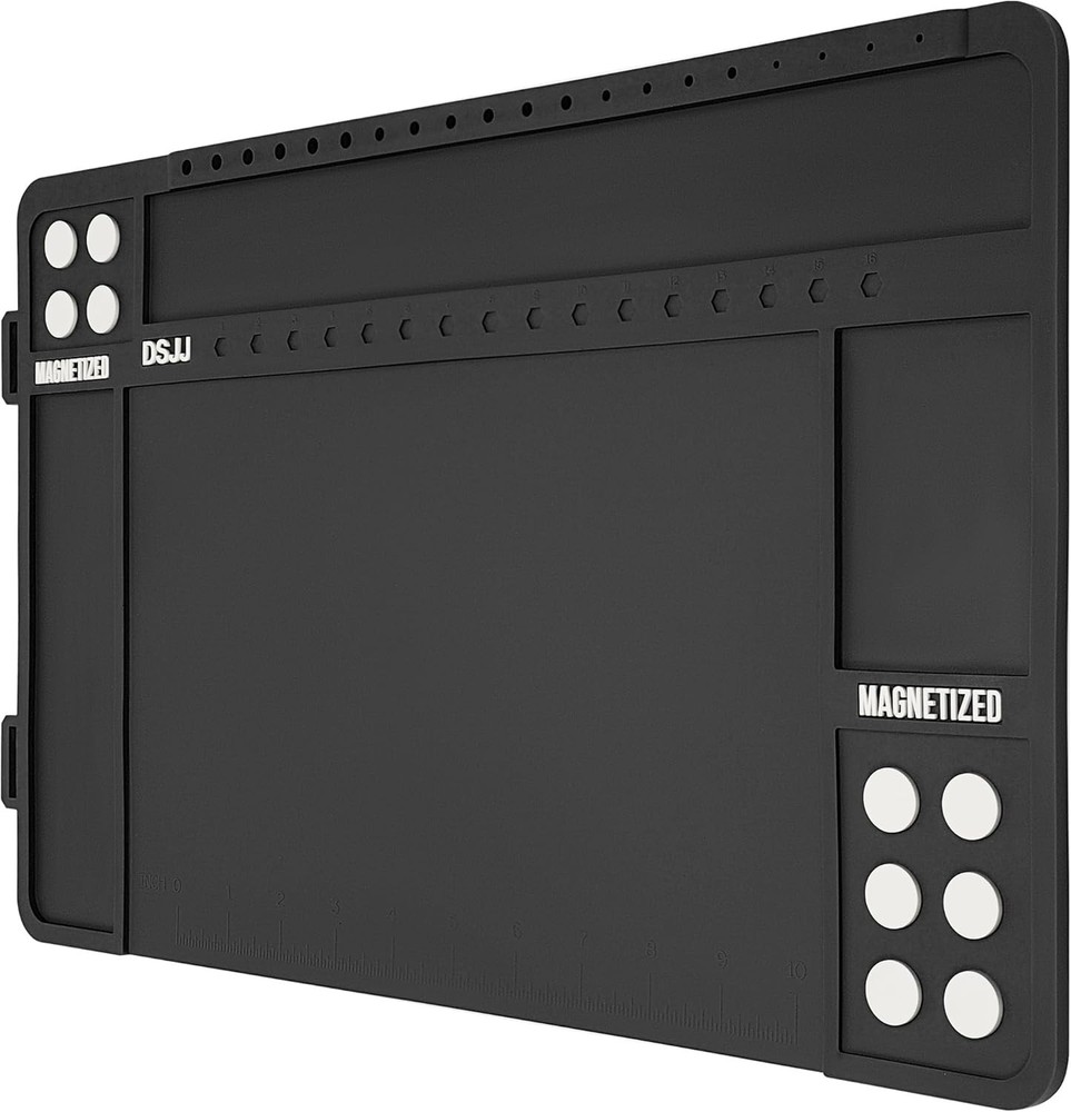 Gun Cleaning Mat Magnetic Parts Tray Anti Slip Workbench Pad