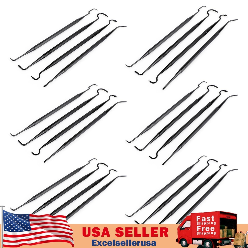 24Pcs Gun Cleaning Nylon Picks Tools Kit Rifle Pistol Clean Tool 6 Sets US