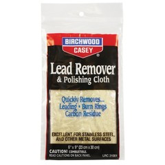 Birchwood Casey Lead Remover Polishing Cloth 6×9 Inch Metal Cleaning