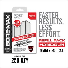 Real Avid Bore-Max Speed Patches Refill Pack, Gun Cleaning Supplies,…