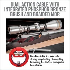 Real Avid Bore Boss Bore Snake Gun Cleaning System: Rapid Pull Through Barrel &